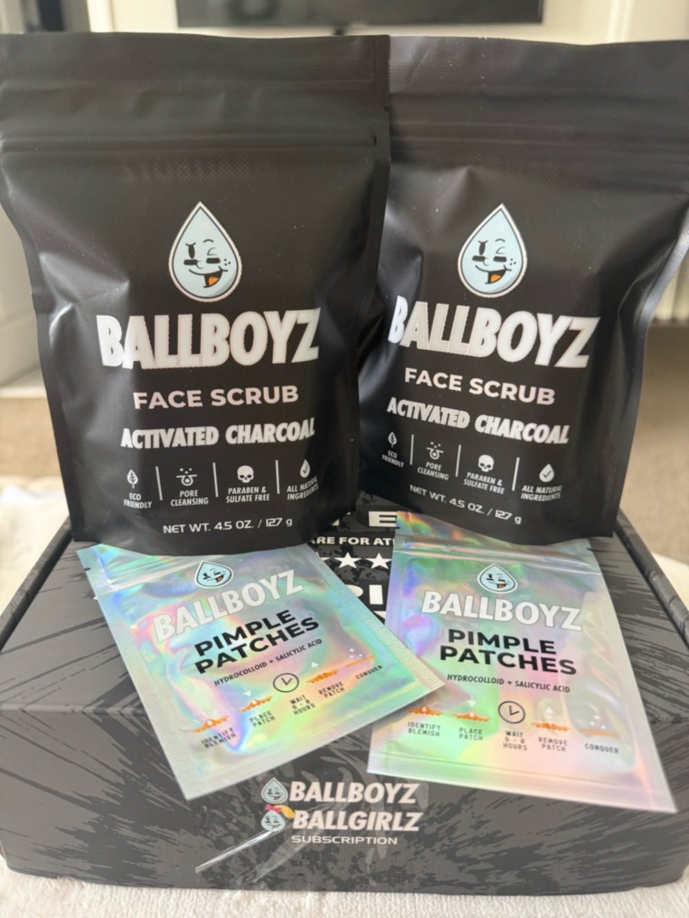 Ballboyz Face Scrub Subscription Box